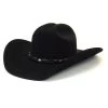 Justin JF0657TOWN-BLK Mens 6x Townes Western Felt Hat Black -Justin Sale Shop JF0657TOWN BLK 1 1