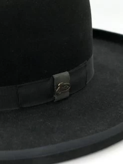 Justin JF105CHUGS Mens 10X Hughes Premium Felt Hat Black -Justin Sale Shop JF105CHUGS Black 2 1