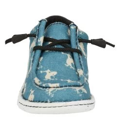 Justin Boots Women's Hazer Turquoise And Broncs Casual -Justin Sale Shop JL178 04