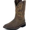 Justin Men's Driller Western Work Boot Soft Toe - Se4689 -Justin Sale Shop JOW WK4689 L 3E wid 1000 hei 1000 resMode sharp