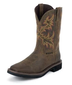 Justin Men's Driller Western Work Boot Soft Toe - Se4689