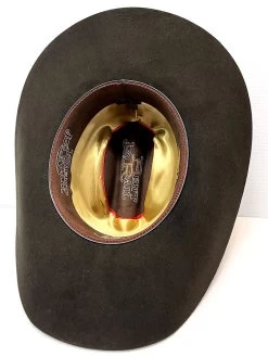 Justin JF0657DYLA Bent Rail Dylan 6X Fur Felt Cowboy Hat Chocolate -Justin Sale Shop JS0657DYLA 4 1