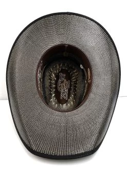 Justin JS5256FNX-BK Bent Rail Fenix Straw Cowboy Hat Black -Justin Sale Shop JS5256FNX BK 4 1