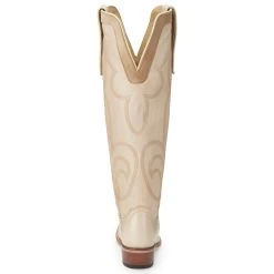 Justin Boots Women's Vintage Verlie Vanilla 17 In Top Round Toe Cowgirl Boot -Justin Sale Shop JST 006 VN4475