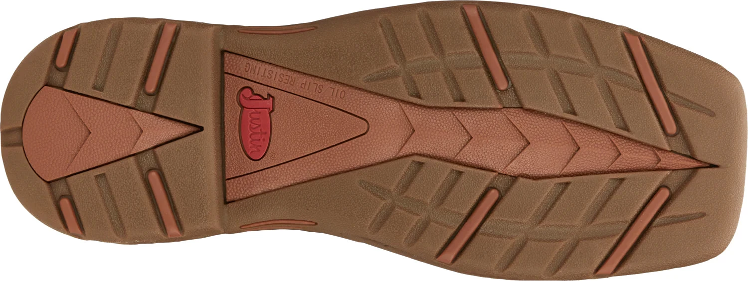 Justin Men's Rush Hickory Brown Water Buffalo Work Boot SE7400 4 Justin Men's Rush Hickory Brown Water Buffalo Work Boot SE7400 - Image 2