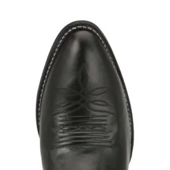 Justin Men's Black London Calf Classic Cowboy Boots -Justin Sale Shop JUS01409 4