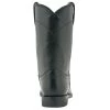 Justin Men's Black Kipskin Classic Leather Roper Boots -Justin Sale Shop JUS03133 2