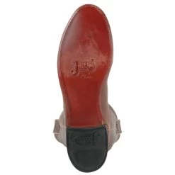 Justin Men's Chestnut Marbled Deerlite Leather Roper Boots -Justin Sale Shop JUS03163 3