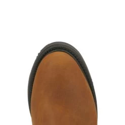 Justin Men's Conductor Brown Round Toe Work Boot -Justin Sale Shop JUS04760 4