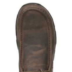 Justin Men's Cappie Dark Brown Driving Moc Toe Lace Up Casual Shoe -Justin Sale Shop JUS232 4