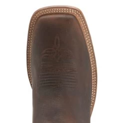 Justin Men's Bent Rail Austin Copper And Teal Wide Square Toe Cowboy Boots -Justin Sale Shop JUSBR738 4