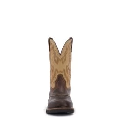 Justin Men's Superintendent Golden Brown And Bone Round Toe Work Boot -Justin Sale Shop JUSE4660 2