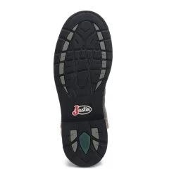 Justin Men's Superintendent Golden Brown And Bone Round Toe Work Boot -Justin Sale Shop JUSE4660 6