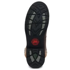 Justin Men's Stampede Superintendent Waxy Brown And Ivory Round Steel Toe Work Boot -Justin Sale Shop JUSE4661 6