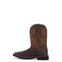Justin Men's Stampede Driller Dark Brown Square Toe Work Boot 11 Justin Men's Stampede Driller Dark Brown Square Toe Work Boot -Justin Sale Shop JUSE4681 3