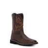 Justin Men's Stampede Driller Brown Waterproof Square Toe Work Boot 2 Justin Men's Stampede Driller Brown Waterproof Square Toe Work Boot -Justin Sale Shop JUSE4689 1