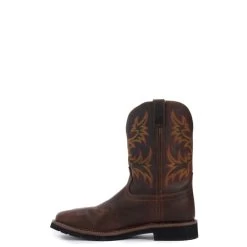 Justin Men's Stampede Driller Brown Waterproof Square Toe Work Boot 11 Justin Men's Stampede Driller Brown Waterproof Square Toe Work Boot -Justin Sale Shop JUSE4689 3