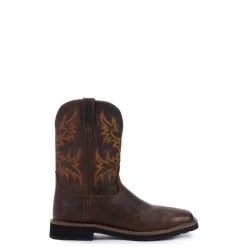 Justin Men's Stampede Driller Brown Waterproof Square Toe Work Boot 13 Justin Men's Stampede Driller Brown Waterproof Square Toe Work Boot -Justin Sale Shop JUSE4689 5