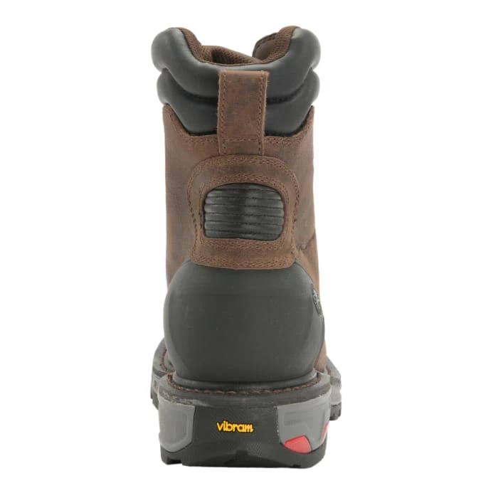 Justin Men's Vibram Commander X5 Pipefitter Tobacco Square Steel Toe Lace Up Work Boot 4 Justin Men's Vibram Commander X5 Pipefitter Tobacco Square Steel Toe Lace Up Work Boot - Image 2