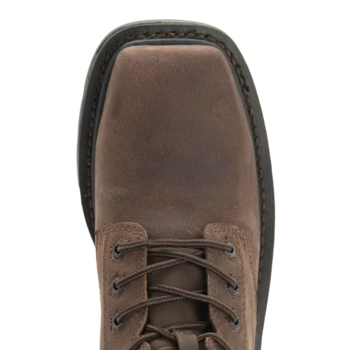 Justin Men's Vibram Commander X5 Pipefitter Tobacco Square Steel Toe Lace Up Work Boot 6 Justin Men's Vibram Commander X5 Pipefitter Tobacco Square Steel Toe Lace Up Work Boot - Image 4