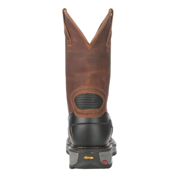 Justin Men's Vibram Dual Density Brown Waterproof Round Composite Toe Work Boot 4 Justin Men's Vibram Dual Density Brown Waterproof Round Composite Toe Work Boot - Image 2