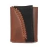 Justin Tri-Fold 2 Tone Black Brown Leather Wallet 1920568W4 -Justin Sale Shop Justin 1920568W4 1