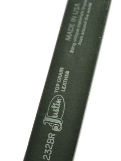 Justin 232BR Work Basic Leather Belt Brown -Justin Sale Shop Justin Belt 232BR1 1