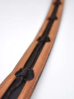 Justin C10813 Mens Fenced In Belt Aged Bark And Black 10 Justin C10813 Mens Fenced In Belt Aged Bark And Black -Justin Sale Shop Justin Belt C10813 4 1