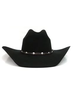 Justin JF0230BUST4402 Mens 2X Buster Premium Felt Hat Black -Justin Sale Shop Justin JF0230BUST4402 3 1