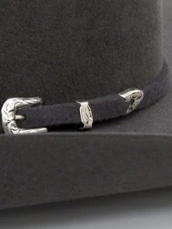 Justin JF0330DNT2 Mens Denton II Cattleman 3X Wool Hat Smoke -Justin Sale Shop Justin JF0330DNT2 3