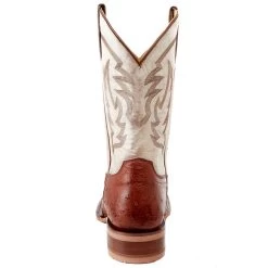 Justin Boots Men's Justin NRS Exclusive Vintage Almond Brown Smooth Ostrich Cowboy Boot -Justin Sale Shop MJ2502 4
