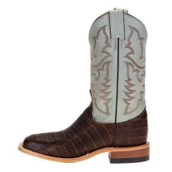 Justin Boots Women`s Caoba Oil Tail Caiman Belly Boot -Justin Sale Shop P01070L 2