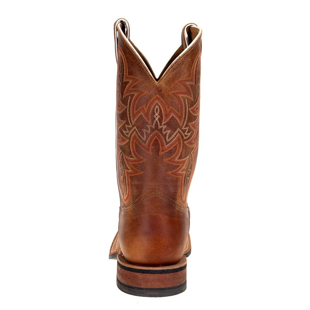Justin BootsMen`s Brown Distressed Cognac Boot 7 Justin BootsMen`s Brown Distressed Cognac Boot - Image 5