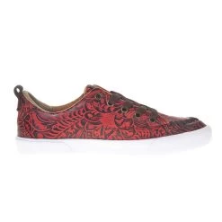 Reba By Justin Woman's Susie Red Western Floral Lace Up -Justin Sale Shop RM072 4