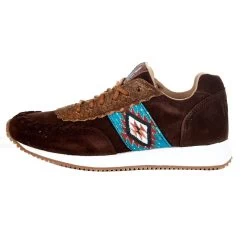 Reba By Justin Women's Runner Chocolate Suede Lace Up -Justin Sale Shop RM076 3