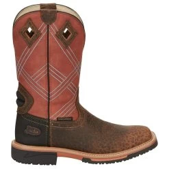 Justin Boots Men's Stampede Hybred Dalhart Brown Waterproof Soft Toe Work Boot -Justin Sale Shop SE4216 4