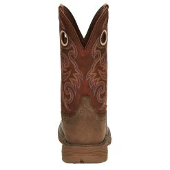 Justin Boots Men's Peanut Tan Water Buffalo 11in. Bronze Orange Top Work Boot -Justin Sale Shop SE7402 4