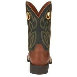 Justin Boots Men's Bowline Whiskey 11in. Stampede Western Cowboy Boots -Justin Sale Shop SE7520 05