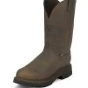 Justin Boots Justin Mens J-Max Steel Pull On Work Boots