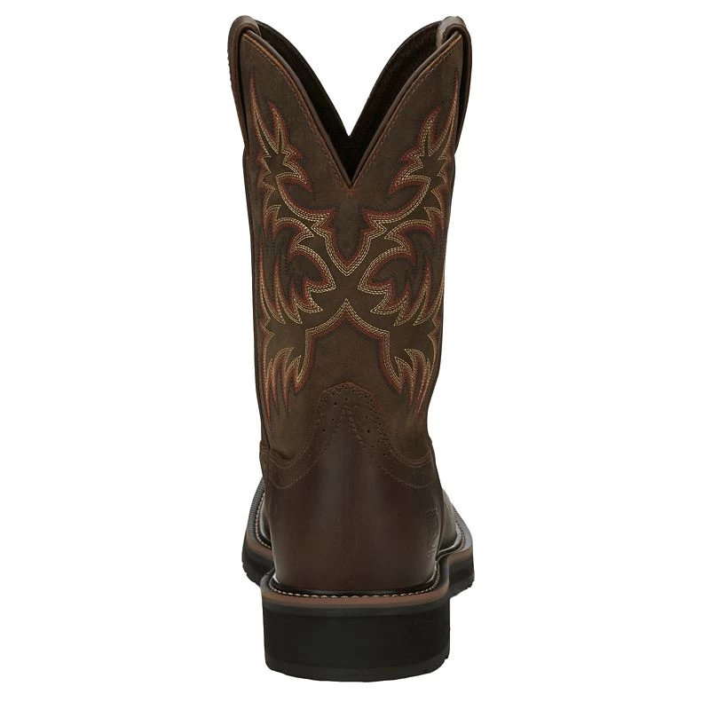 Justin Boots Justin Mens Stampede Sq Rugged Work Boots 6 Justin Boots Justin Mens Stampede Sq Rugged Work Boots - Image 4