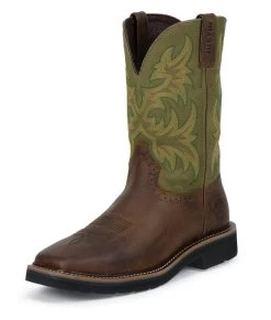 Justin Boots Justin Men Stampede Driller Rnd Toe Boots