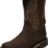 Justin Boots Justin Mens Stampede Joist WP Sq Toe Boots -Justin Sale Shop TE018312 P