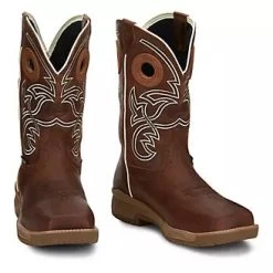 Men's Justin NiTread Square Toe Boots CR3200