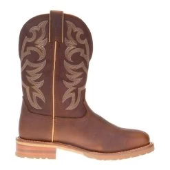 Justin Boot Company Mens H2O MARSHAL WHISKEY NEAT BROWN 11` BROWN TOP SOFT TOE SQ TOE -Justin Sale Shop WK4201 4