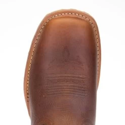 Justin Boot Company Mens H2O MARSHAL WHISKEY NEAT BROWN 11` BROWN TOP SOFT TOE SQ TOE -Justin Sale Shop WK4201 5