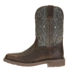 Justin Boots Men's Stampede H20 Amarillo 11in. Slate Embossed Top Soft Toe Work Boot -Justin Sale Shop WK4312 3