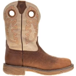 Justin Boots Men's Justin Stampede Rush Rust 11in. Cream Maldova Top Comp Toe Work Boot -Justin Sale Shop WK4338 4