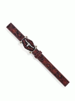 Justin C11194 Mens Classic Longhorn Leather Belt Brown 7 Justin C11194 Mens Classic Longhorn Leather Belt Brown -Justin Sale Shop ebonin8q 1