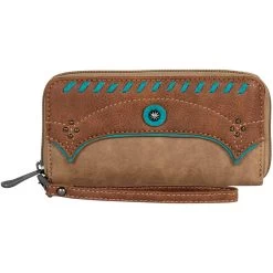 Justin Women's Turquoise Accent Wallet