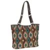 Justin Aztec Jacquard Tote Bag -Justin Sale Shop justin aztec jacquard tote bag